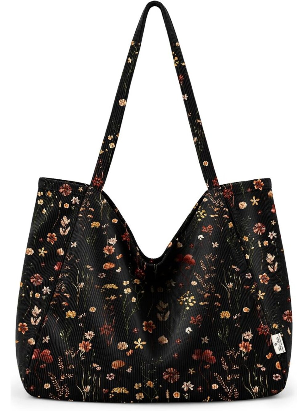 Corduroy Hobo Bags for Women, Large Slouchy Shoulder Bag, Bohemian Everyday Tote